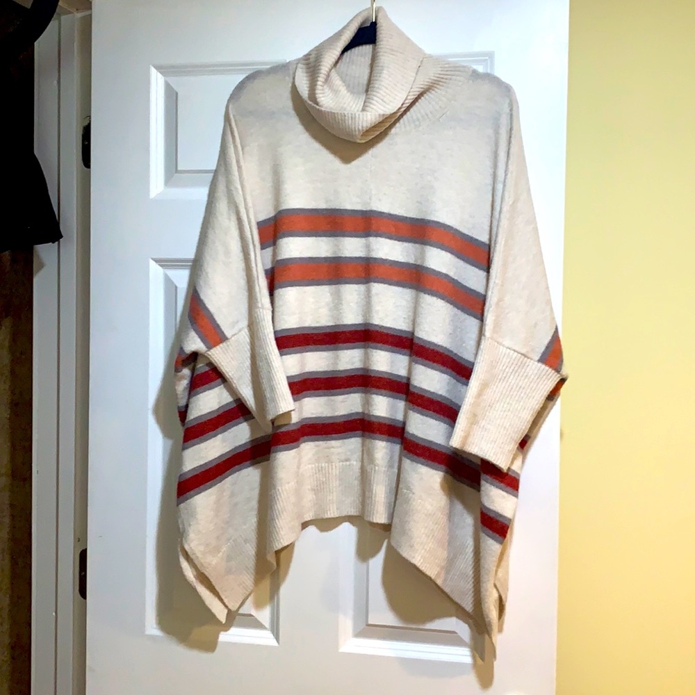 LOFT poncho sweater
